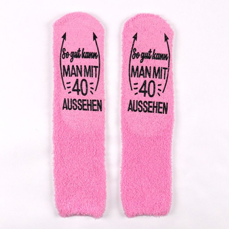 Coral Velvet grov nåle klæbende sokker Coral Velvet grov nåle klæbende sokker